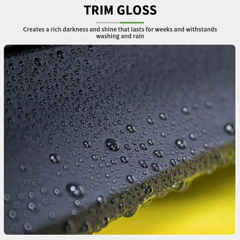 Пластиковый восстанавливатель черный глянец средства для очистки автомобиля