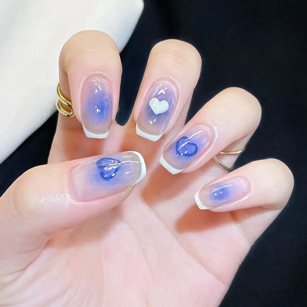 

24pcs/Box Ballerina Manicure Tool Detachable Full Cover Coffin False Nails Wearable Nail Tips Fake Nails