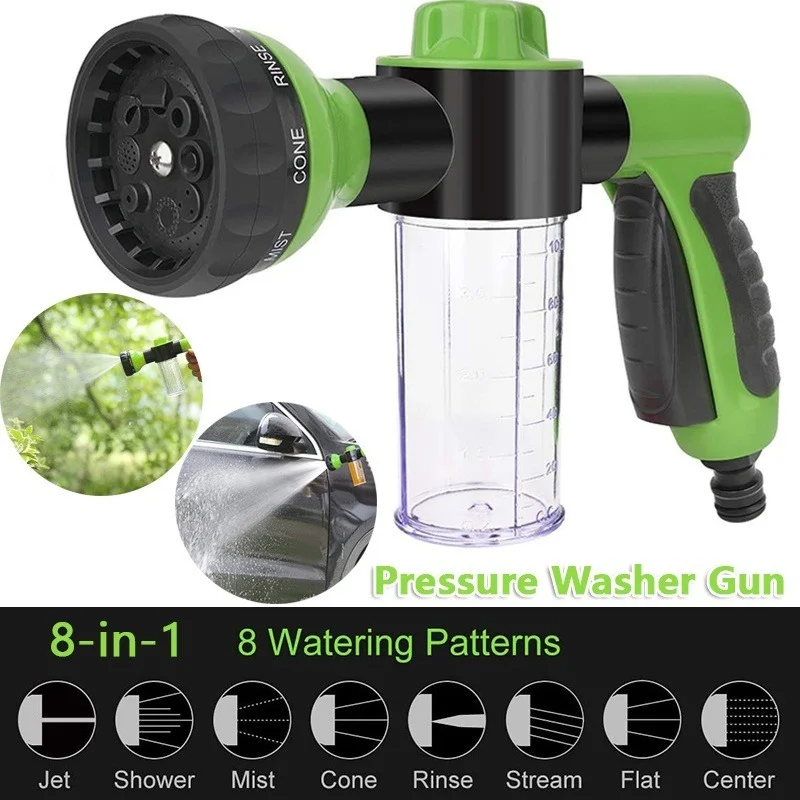 High Pressure Water Hose Spray Nozzle Foam Gun Garden Watering Car Cleaning Washer | Автомобили и мотоциклы