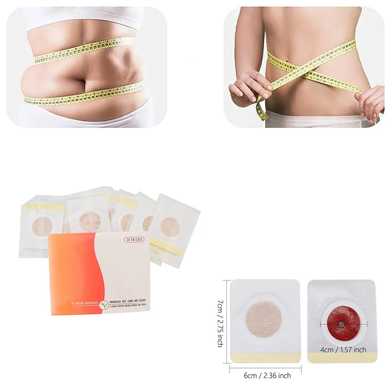 

30/120 pieces to improve sleep belly button stickers belly fat-burning stickers to lose weight and natural slimming stickers