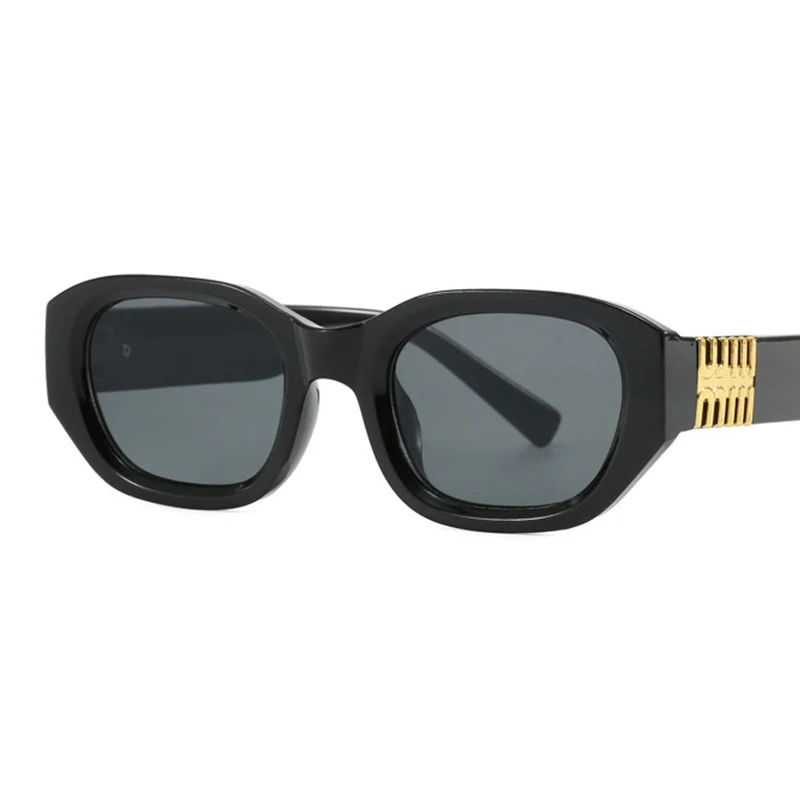 Модные женские квадратные солнцезащитные очки в маленькой оправе