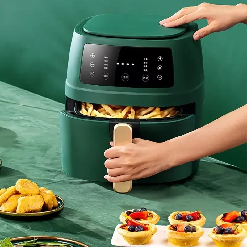 

NEW2023 Air Fryer Oven Combo, Large Cooker With 200+ Recipes, One-Touch Screen With Presets And Shake Reminder, Nonstick And Di