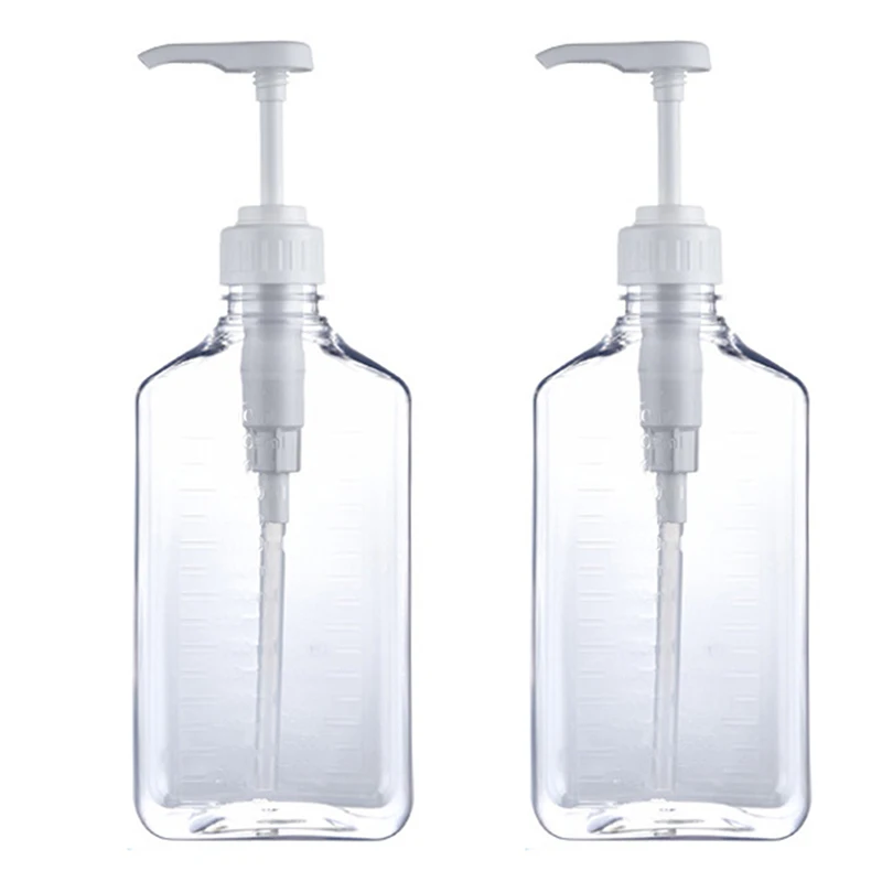 

1PC 5CC/8CC/10CC Coffee Milk Tea Syrup Pump Liquid Dispenser Large Capacity Transparent Squeeze Bottle 1600ML