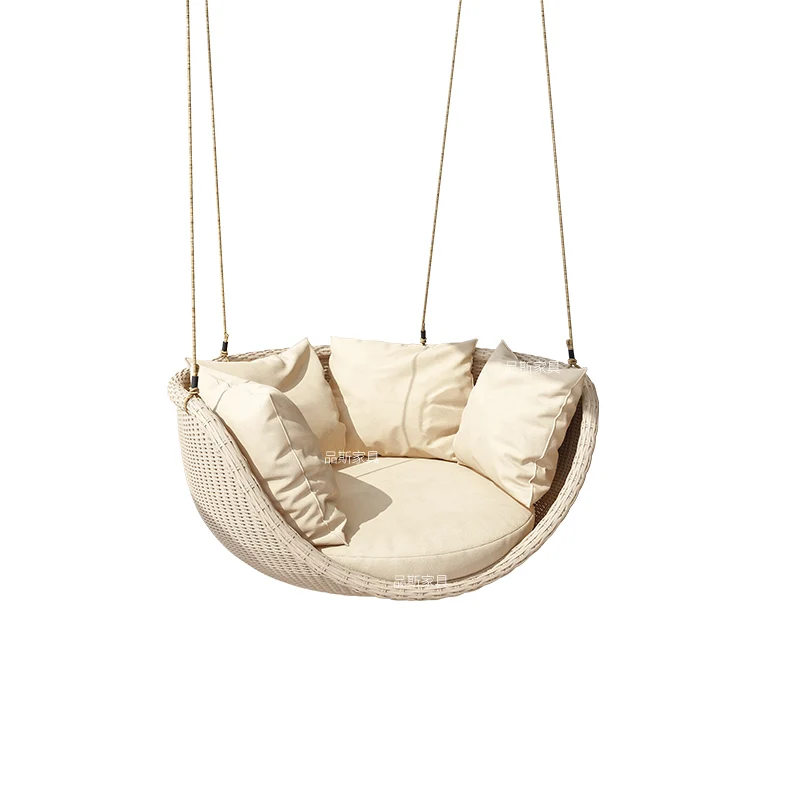 

Outdoor Swing Basket Glider Indoor Balcony Leisure Rattan Chairs