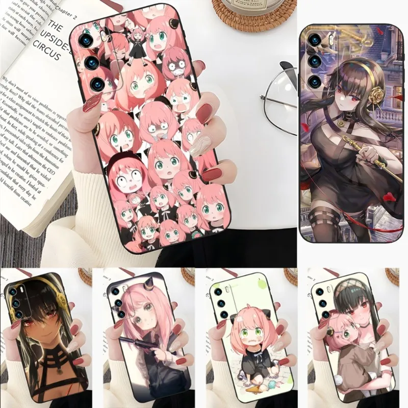 

Anime SPY×FAMILY Phone Case For Honor 50 50Pro 30 20 10 I Pro S SE V40 V30Pro V20 V9 V8 X30 X20 X10 X10Max Funda Back Cover