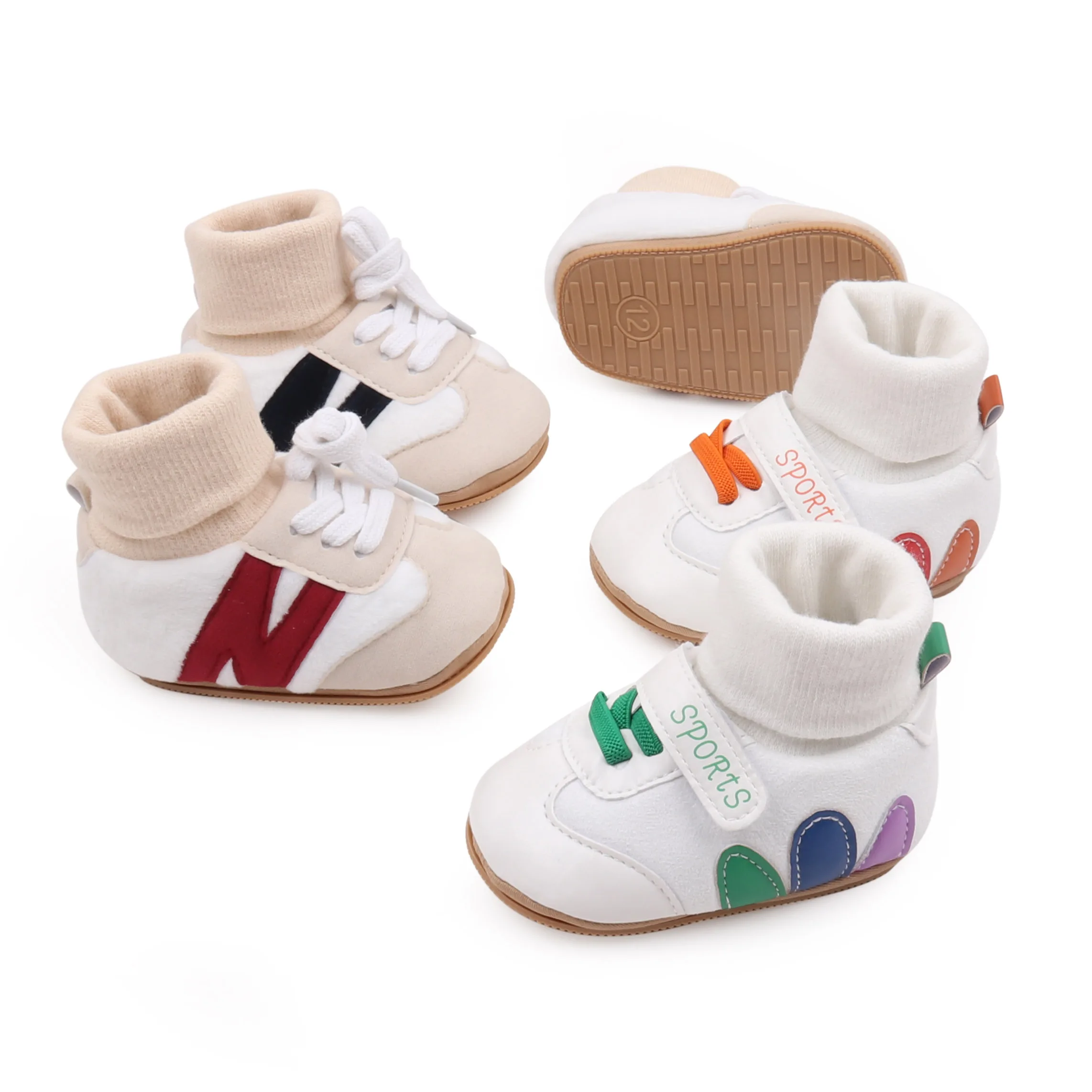 Детские Зимние Сабо Без Шнуровки Для Первых Ходунков Теплая Стильная Детская