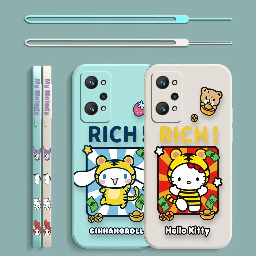 

My Melody Cinnamoroll Cartoon Case For Realme C35 C33 C31 C30 C21 C21Y C20 C15 C12 C11 C3 C2 Narzo 50 50A 50I 30A Pro 5G Cover