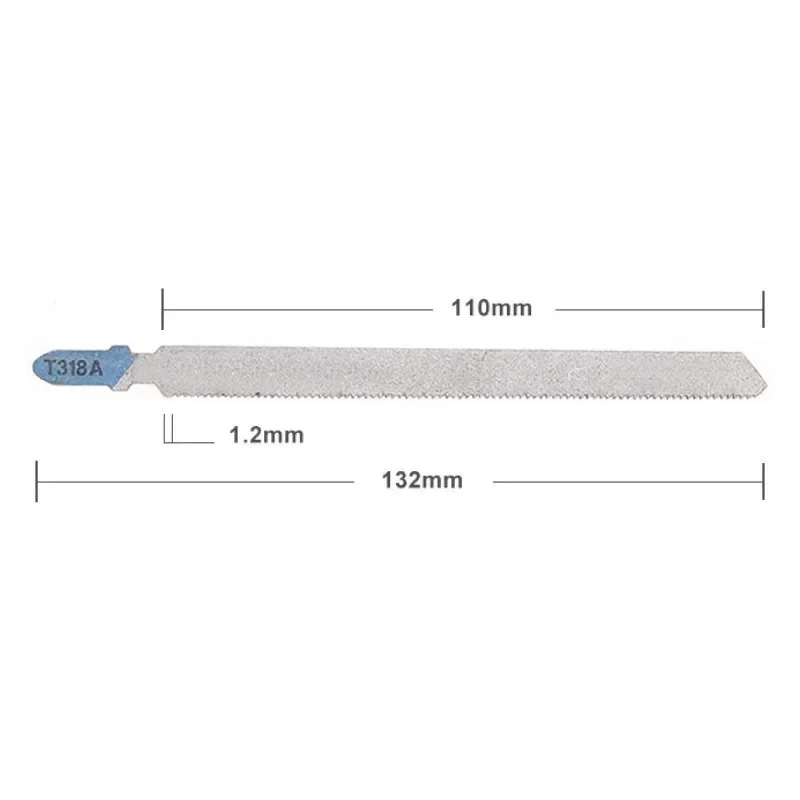 5 шт. T318A Т-образный хвостовик полотна для лобзика HCS резки дерева ПВХ металла