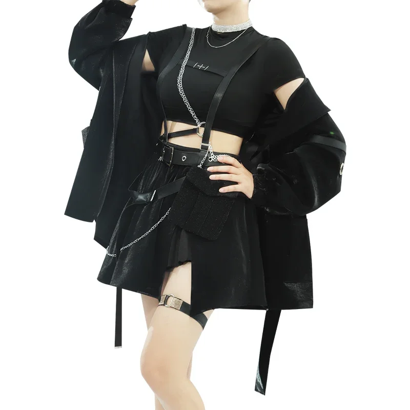 Vtuber NIJISANJI Sister Cleaire Косплей Костюм Униформа Пальто Топ Юбка Шляпа Хэллоуин