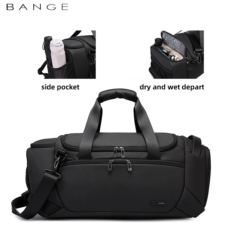 BANGE Multifunction Men 15.6 inch Laptop Backpacks Fashion Waterproof Travel Backpack Anti-thief male Mochila school bags