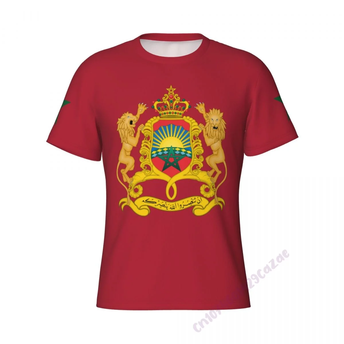 

Morocco Flag 3D T-shirt Men Running Sport Skinny Short Tee Shirt Male Gym Fitness Bodybuilding Workout Tops Clothing