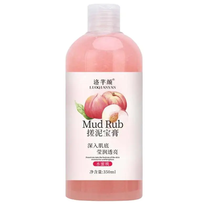 

Rubbing Mud Exfoliate 11.8oz Mud Scrub Dead Skin Smooth Skin Rub With Plant Extracts For Gentle Exfoliation Skin Brightening