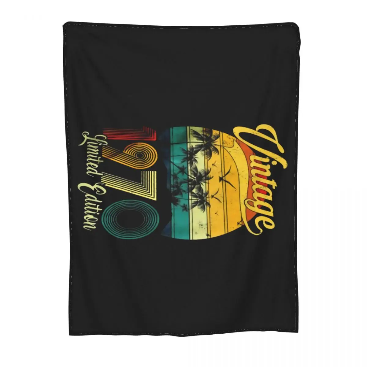 Винтажное одеяло на день рождения подарок для Menfunny Tee новинка 1970 летняя мода 2021