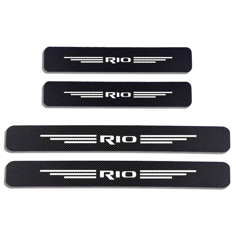 

Автомобильные наклейки на порог двери, Накладка на порог автомобиля, Накладка на порог, накладка на педаль, отделка, автомобильные аксессуары для Kia Rio 3, 4, K2, K3, X-Line, тоник