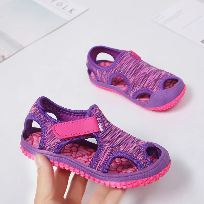 Boy Sandal Stretch Fabric Water Shoes for Girls Sandal Massage Children Shoes Quick Dry Child Shoes Non-Slip Kid Sandals