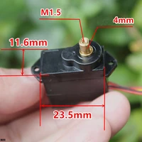 dc 3v 6v micro mini m10 motor gearbox 12g metal steering gear 360 degree for climbing car servo five wire without drive plate