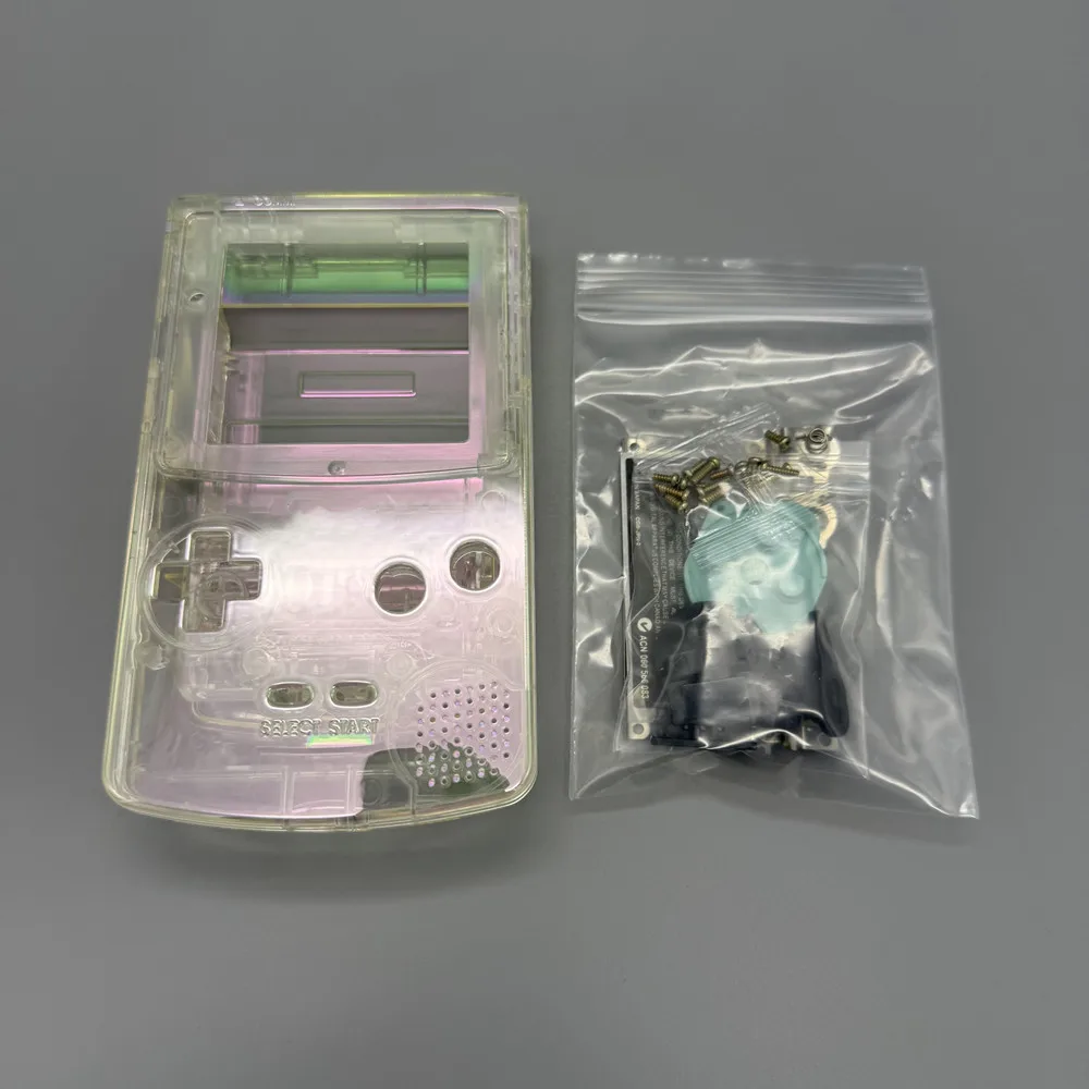 Фото Высококачественный цветной корпус Gameboy GBC, прочная сменная крышка, совместимая с 2,6-дюймовым 2,45-дюймовым 2,2-дюймовым ЖК-экраном №1