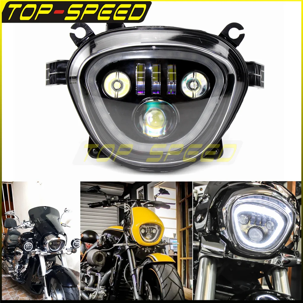 

LED Headlight Assembly For Suzuki Boulevard M109R M109RB M109RZ Boss Limited VZR1800 VZR1800BZ VZR1800Z Intruder M90 VZ1500 C90