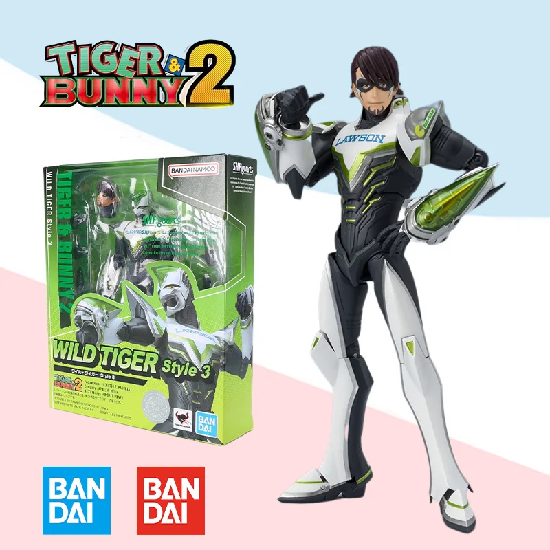 

Bandai S.H.Figuarts Original box SHF tiger bunny 2 WILD TIGER STYLE 3 full action anime pvc model kit finished toy gift for kids