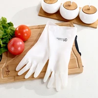 waterproof rubber latex dishwashing gloves kitchen skin friendly and durable cleaning household non slip