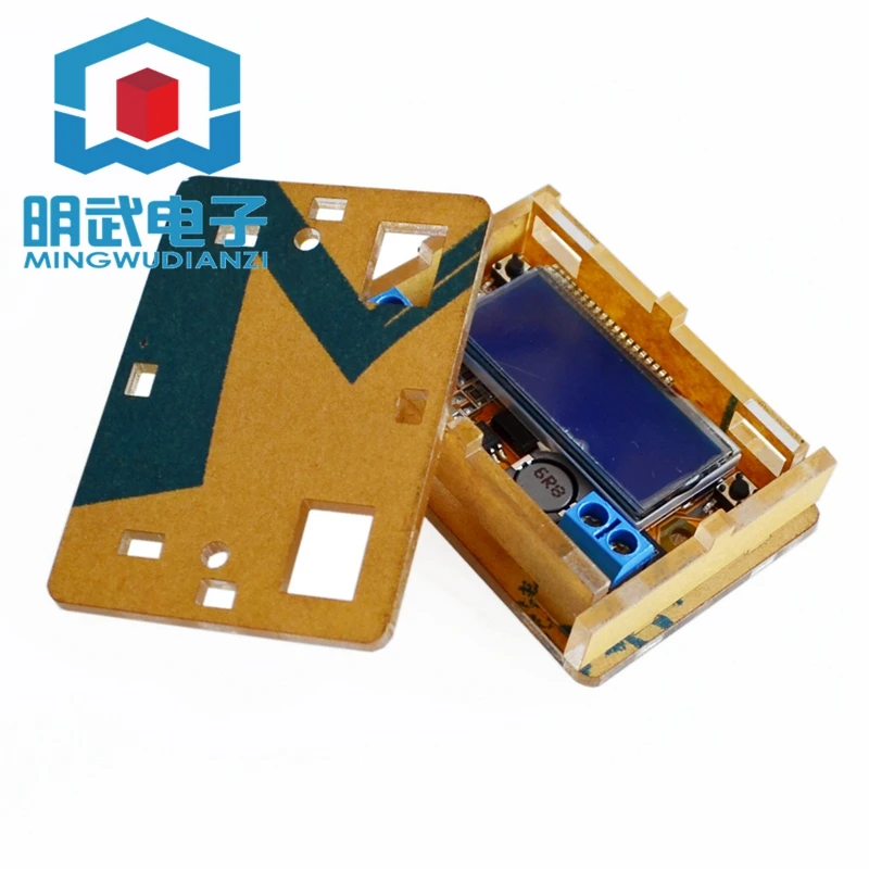 Регулируемый понижающий Модуль питания с ЖК-дисплеем и вольтметром