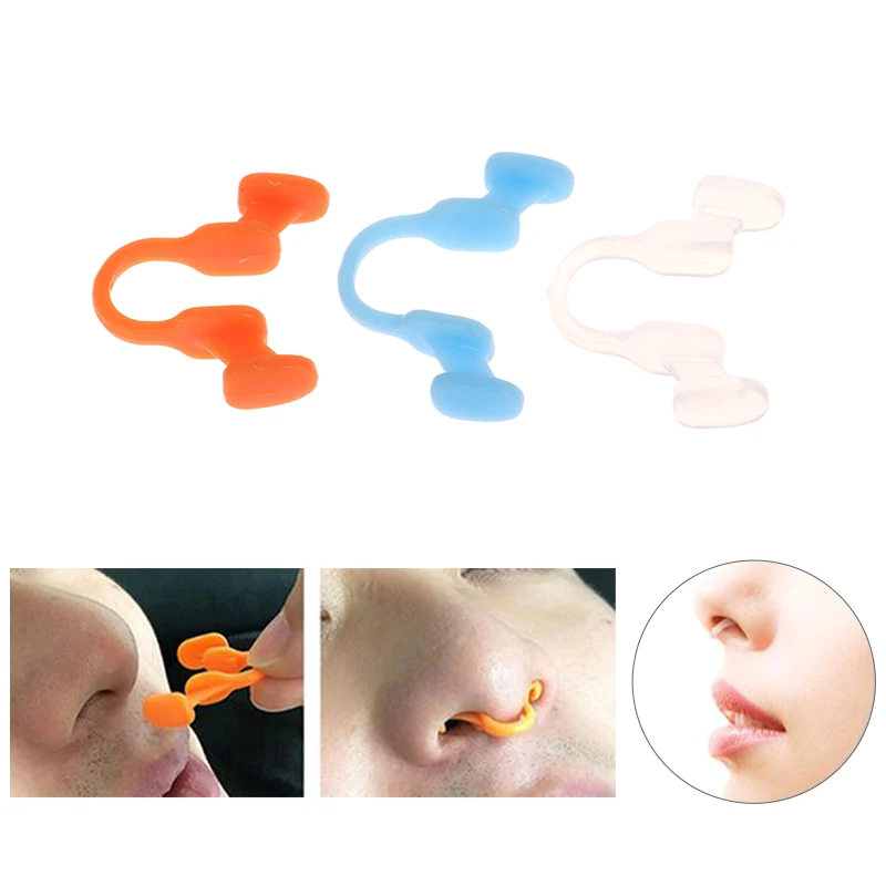 2/10 шт. силиконовый зажим для носа против храпа спортивный легкое дыхание