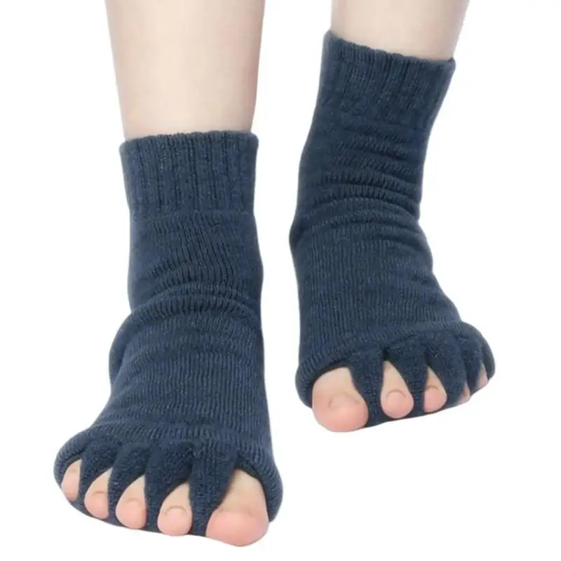 

Toeless Non Slip Women Socks Strong Grip Yoga Socks For Barre Pilates Fitness Gym Sports Anti Slip Dance Socks Tendon Relieve