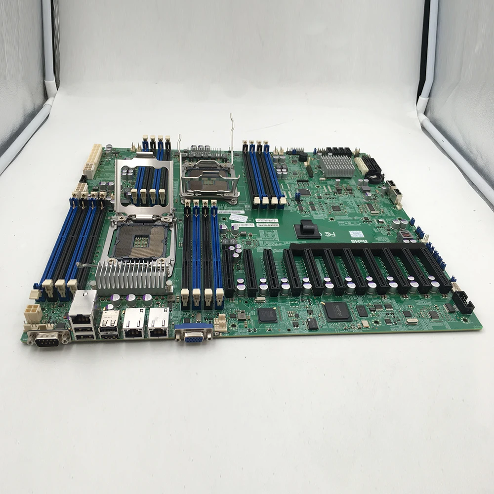 

X9DRX+-F For Supermicro Server Motherboard 11 GPUs 10 PCI-E 3.0 1 PCI-E 2.0 C602 LGA2011 E5-2600