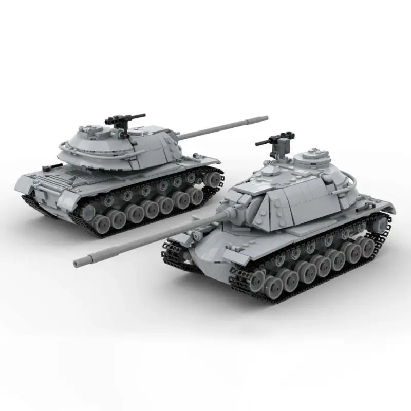 Военная серия WW2 армия США M103 тяжелый танк MOC строительный блок армированный