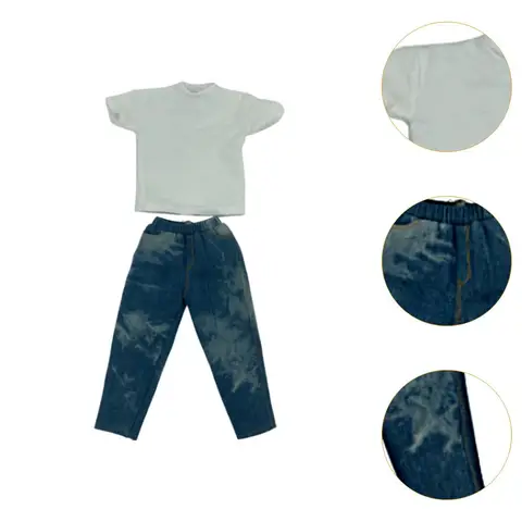 Перфеклан 1:6 футболки и джинсы для кукол