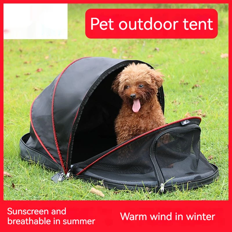 

Pet tent dog kennel outdoor small dog tent cat kennel foldable and removable