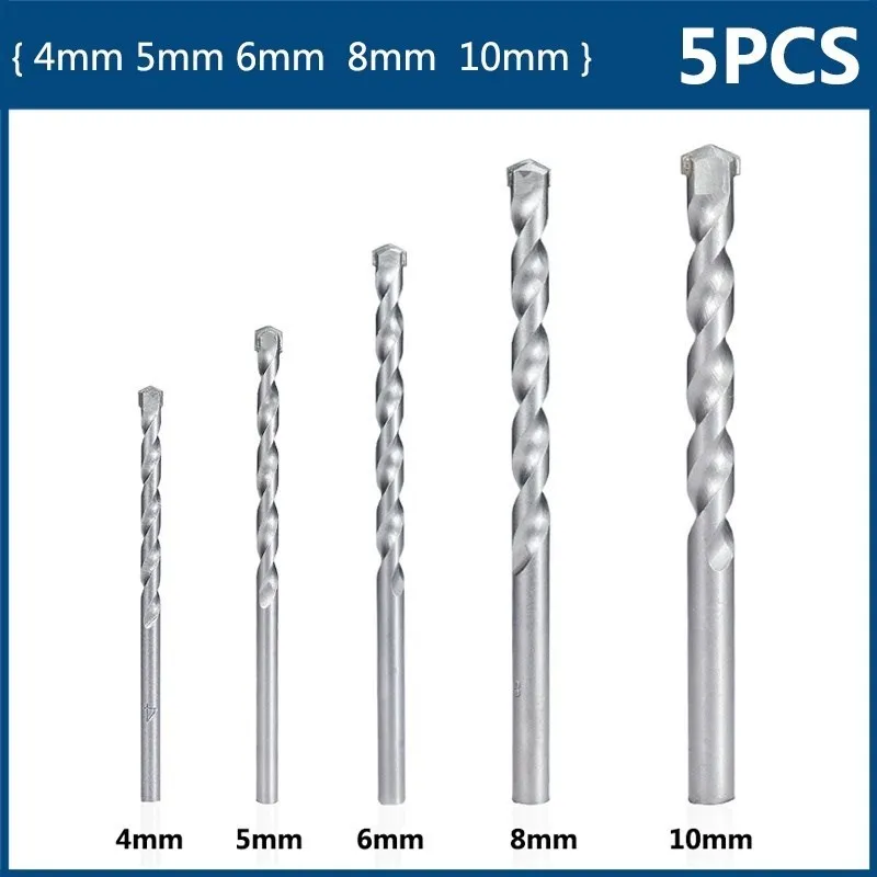 Сверло CMCP для каменной кладки, твердосплавная насадка 3-10 мм, для сверления кирпича, бетона, мрамора, плитки