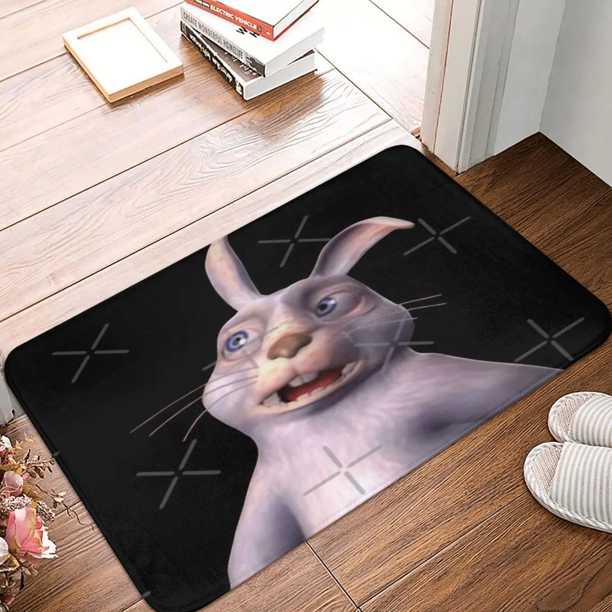 

Hobie Rabbit Fan Art 40x60 см коврик из полиэстера напольные коврики Ретро противоскользящие для помещений