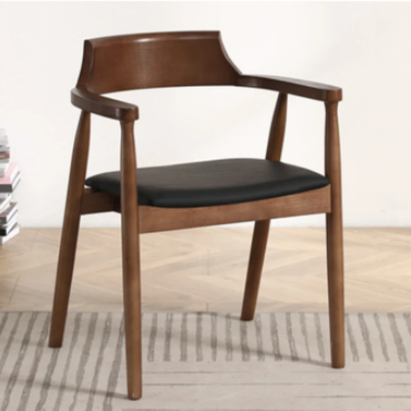 

Wooden Ergonomic Kitchen Dining Chairs Nordic Living Room Cafe Dining Chairs Restaurant Modern Cadeira Home Furniture MR50DC