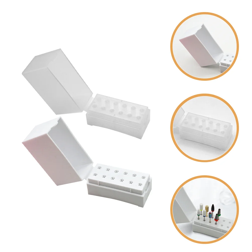 2 шт. ящик для хранения шлифовальной головки полки дисплея органайзер сверл