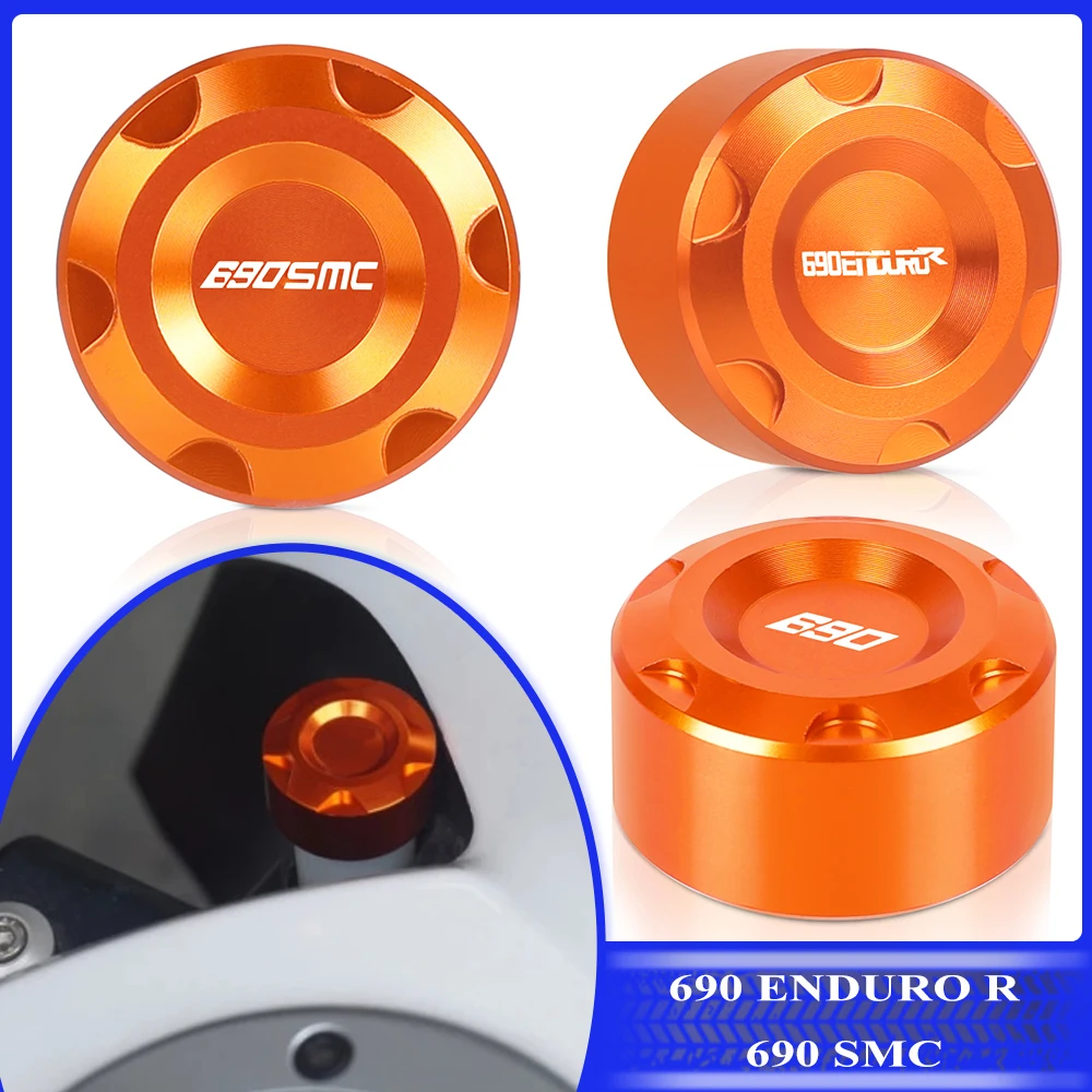 

CNC Orange Motorcycle Accessories Radiator Water Pipe Cap Cover For 690 ENDURO R ENDUROR SMC 690 690SMC 2007-2017 2018 2019 2020