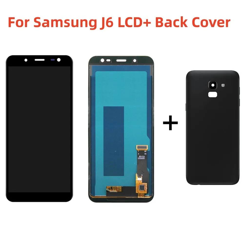 ЖК-дисплей INCELL J600 для Samsung Galaxy J6 2018 J600 ЖК-дисплей цифровой сенсорный экран дигитайзер с J600 задняя крышка батарейного отсека Корпус ЖК-дисплей INCELL J600 для Samsung Galaxy J6 2018 J600 ЖК-дисплей цифровой сенсорный экран дигитайзер с J600 задняя крышка батарейного отсека Корпус