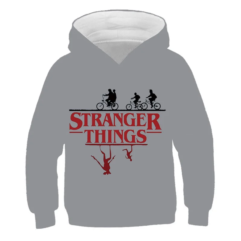 

Толстовка с капюшоном «очень странные дела» для мальчиков и девочек