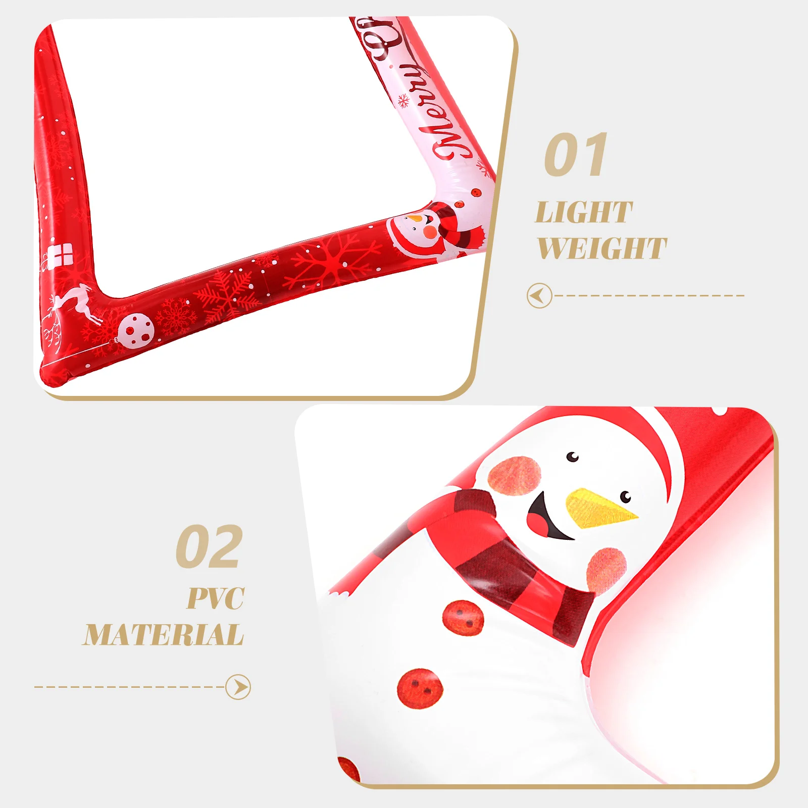 Праздничные принадлежности Фоторамка Рождественские рамки Надувные воздушные