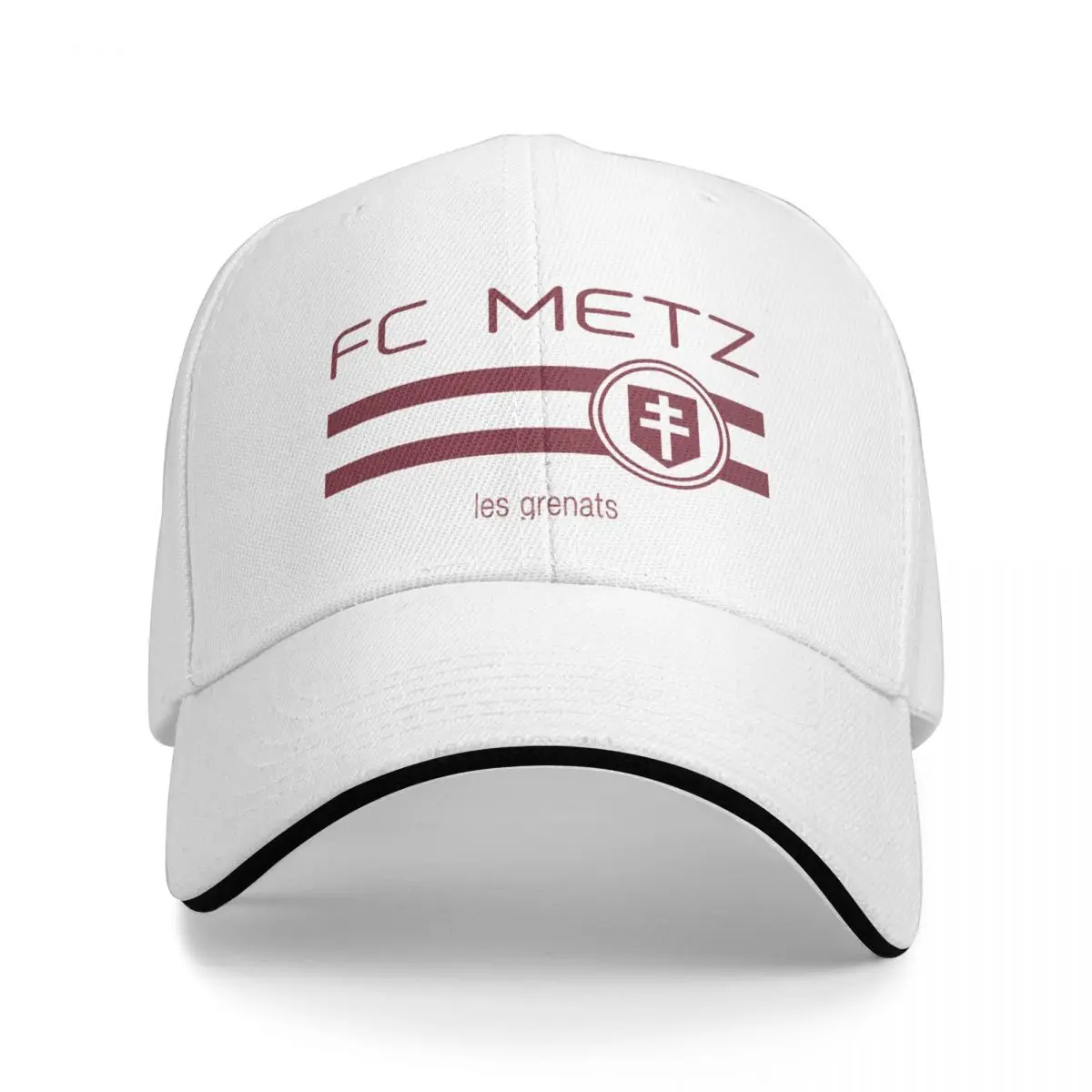 

New Ligue 1 - FC Metz (Away White) Baseball Cap Hat Man For The Sun Beach Women'S Golf Clothing Men'S