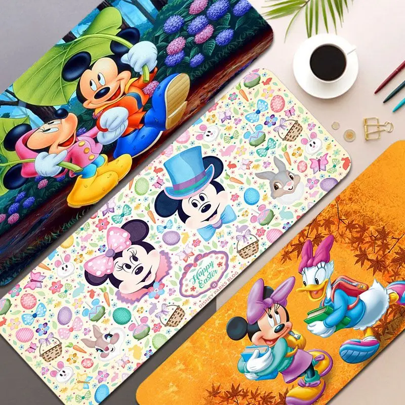 

Большой Настольный коврик в стиле Диснея Минни Маус XXL, милые игровые аксессуары, коврик для письма для учеников, Настольный коврик для ПК