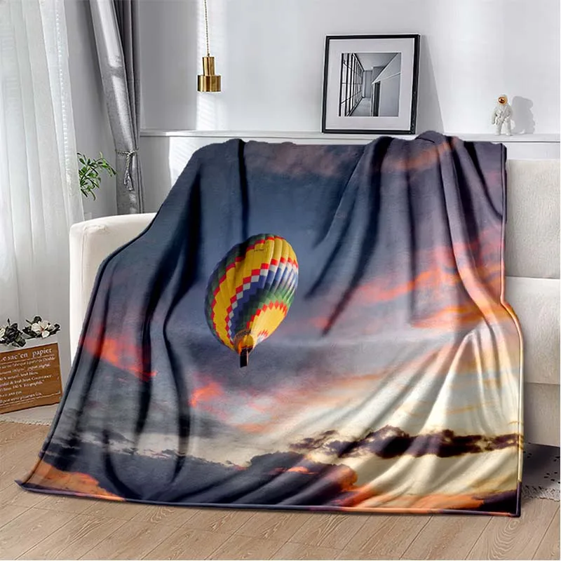 

Hot air balloon Thin Blanket Personalized blanket Customized Blanket blankets for beds Air conditioning blanket