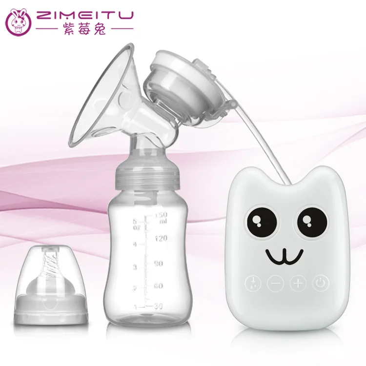 Purple berry rabbit electric breast pump maternal breast pump milking device suction mute