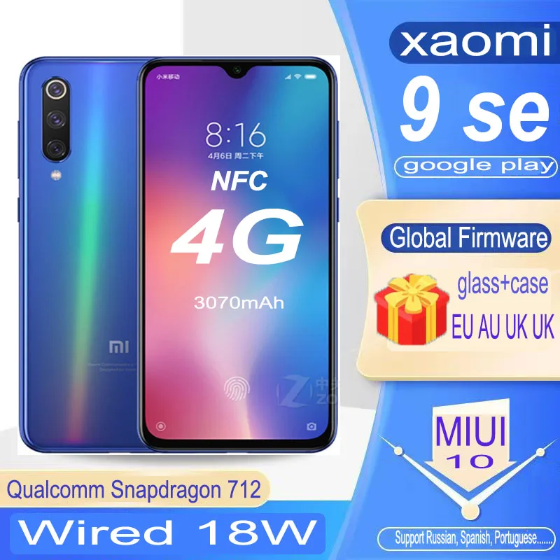 xiaomi 9 se celular Smartphone Global version 22.5W fast charge redmi  full netcom google play