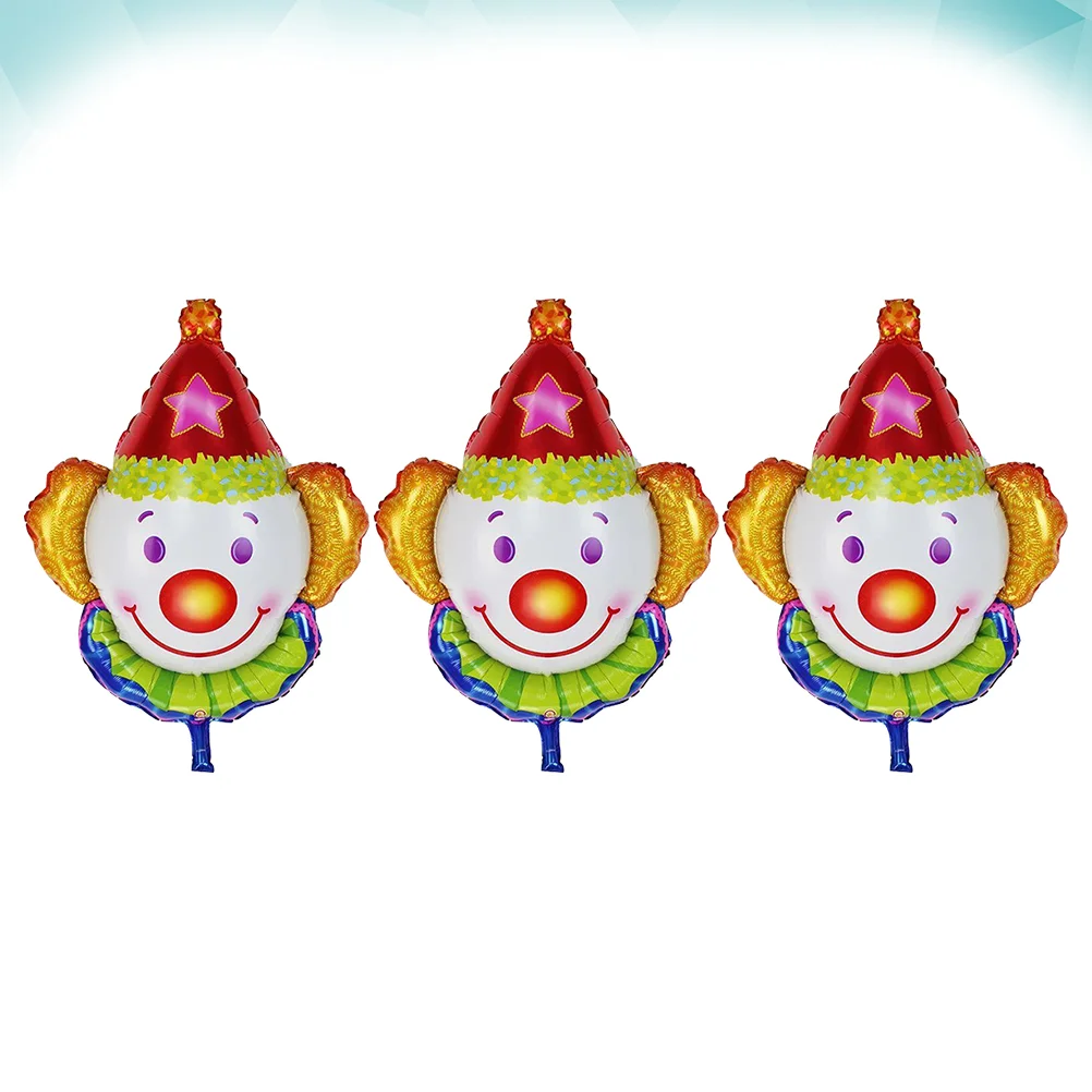 

Clown Balloons Carnival Balloons: Foil Mylar Balloon Carnival Theme Party For Circus Theme Party Red 3pcs