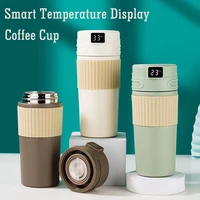 intelligent temperature display 304 stainless steel thermos cup creative stand water mug business advertising gift