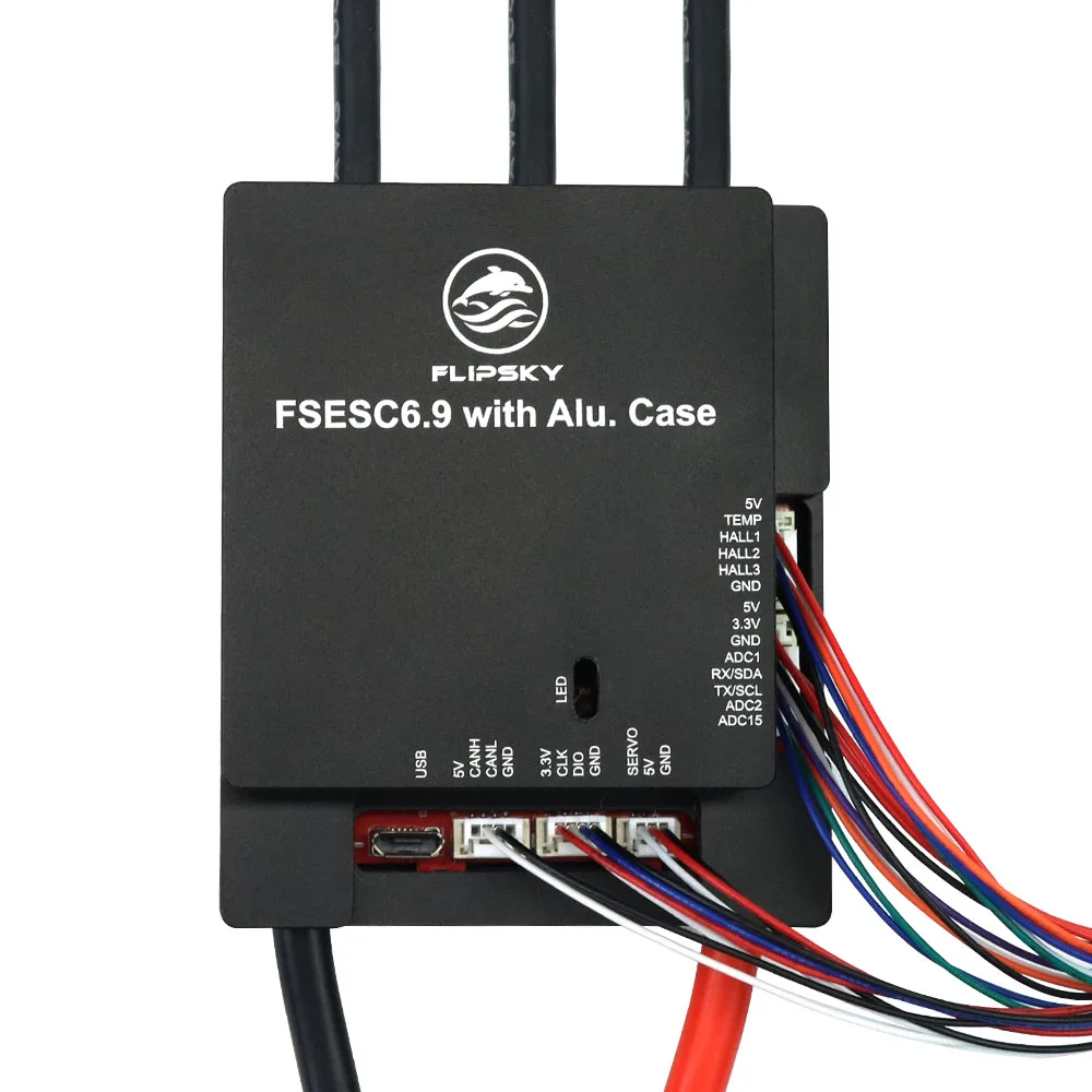 FSESC6.9 100A base on VESC6.6 W/ Aluminum Case For Electric Skateboard / Scooter / Ebike ESK8 Speed Controller | FLIPSKY