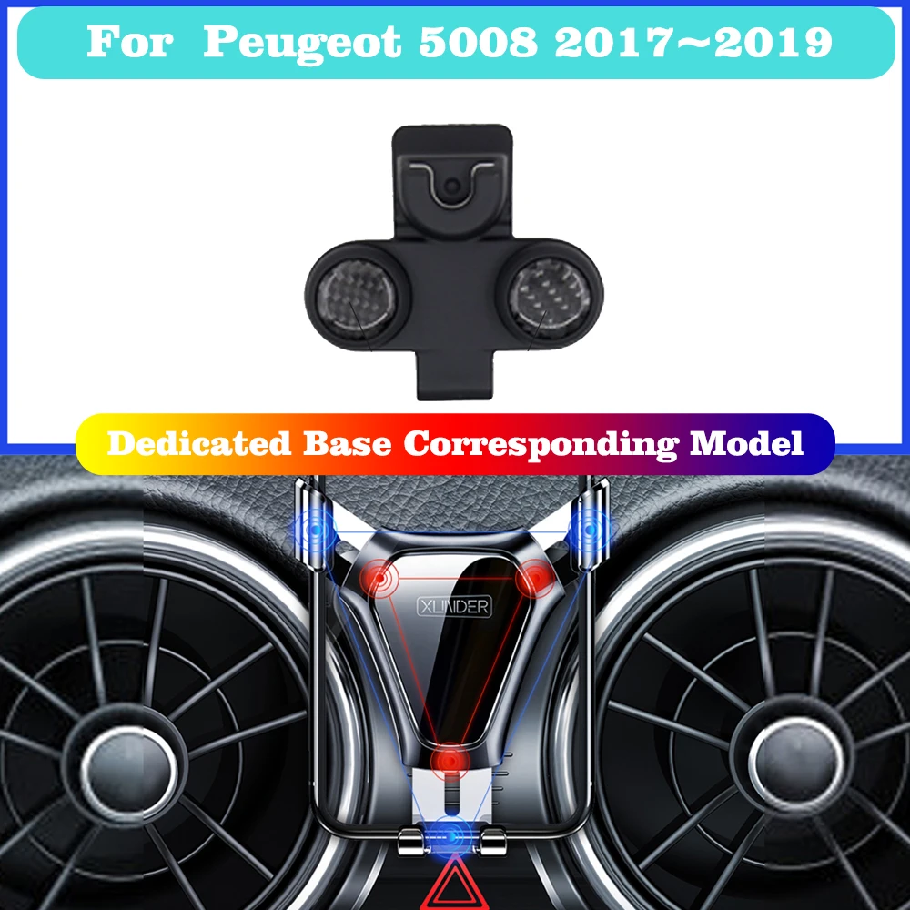 Автомобильный держатель мобильного телефона для Peugeot 5008 MK2 2017 2018 2019 кронштейн