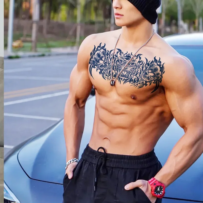 Водостойкая временная татуировка на руку с соком растений 1 шт. летняя пляжная