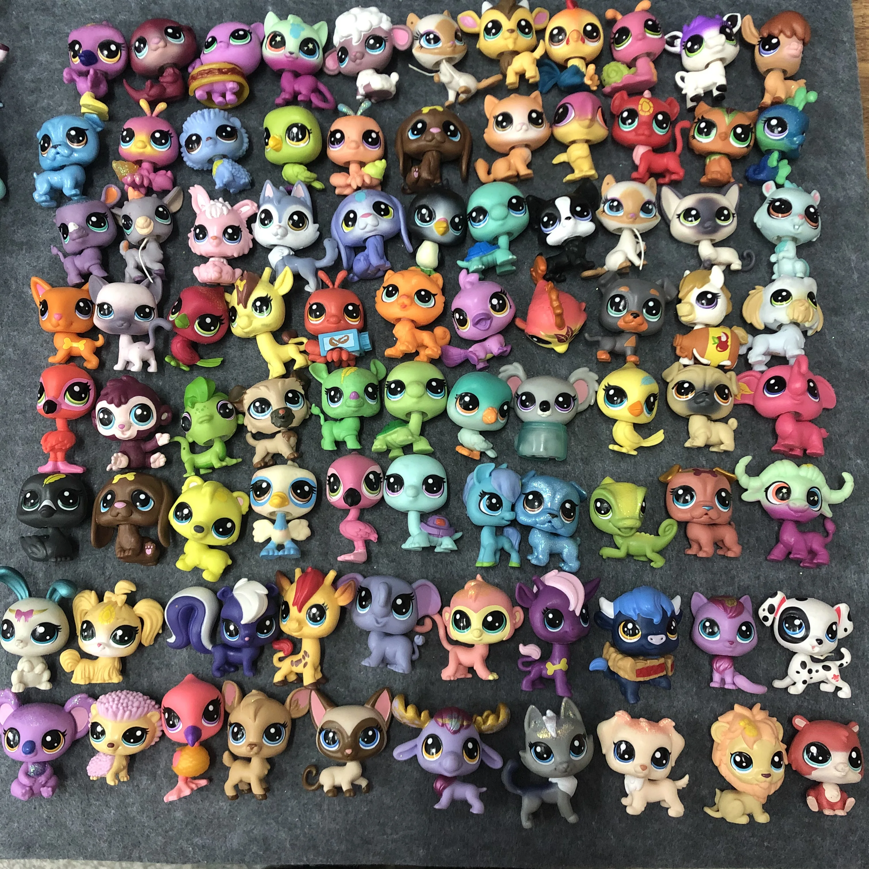 Лот стильные маленькие домашние животные детский магазин LPS милые короткие